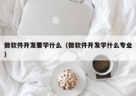 做軟件開發(fā)要學(xué)什么（做軟件開發(fā)學(xué)什么專業(yè)）