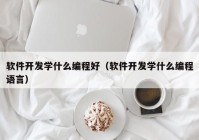 軟件開發(fā)學(xué)什么編程好（軟件開發(fā)學(xué)什么編程語言）