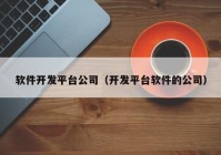 軟件開發(fā)平臺(tái)公司（開發(fā)平臺(tái)軟件的公司）