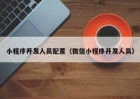 小程序開(kāi)發(fā)人員配置（微信小程序開(kāi)發(fā)人員）