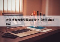 老王博客搜索引擎seo優(yōu)化（老王shadow）