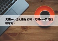 無(wú)錫seo優(yōu)化課程公司（無(wú)錫seo公司找哪家好）