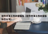 軟件開發(fā)工作內(nèi)容指標(biāo)（軟件開發(fā)工作內(nèi)容指標(biāo)怎么寫）